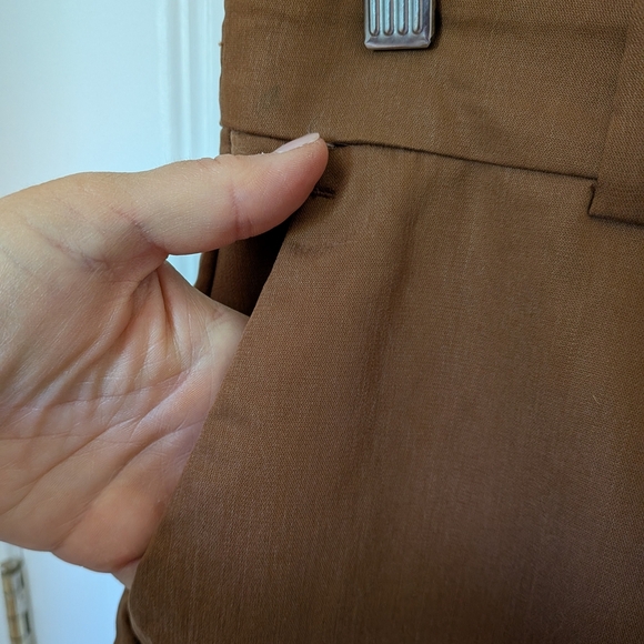 H&M Tan Regular Waist Ankle Slacks – Women’s Size 8 – NWT #6 - Picture 3 of 6